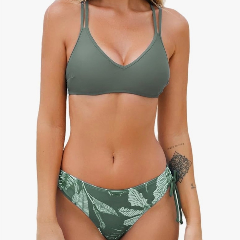 Cupshe two piece bathing suit New w tags  large